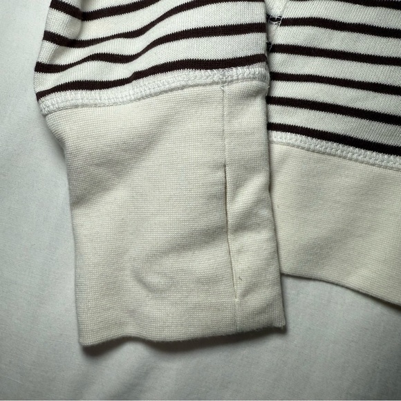 Sweaty Betty After Class Crop Sweatshirt Size 8 Medium Striped Womens Athletic - Picture 5 of 11
